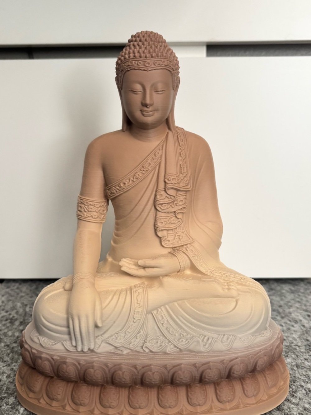 Buddha Statue - Detailed Meditation Sculpture - Zen Home Decor (3D Printed: PLA)